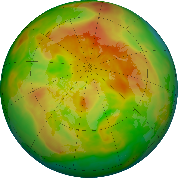Arctic ozone map for 04 May 2014